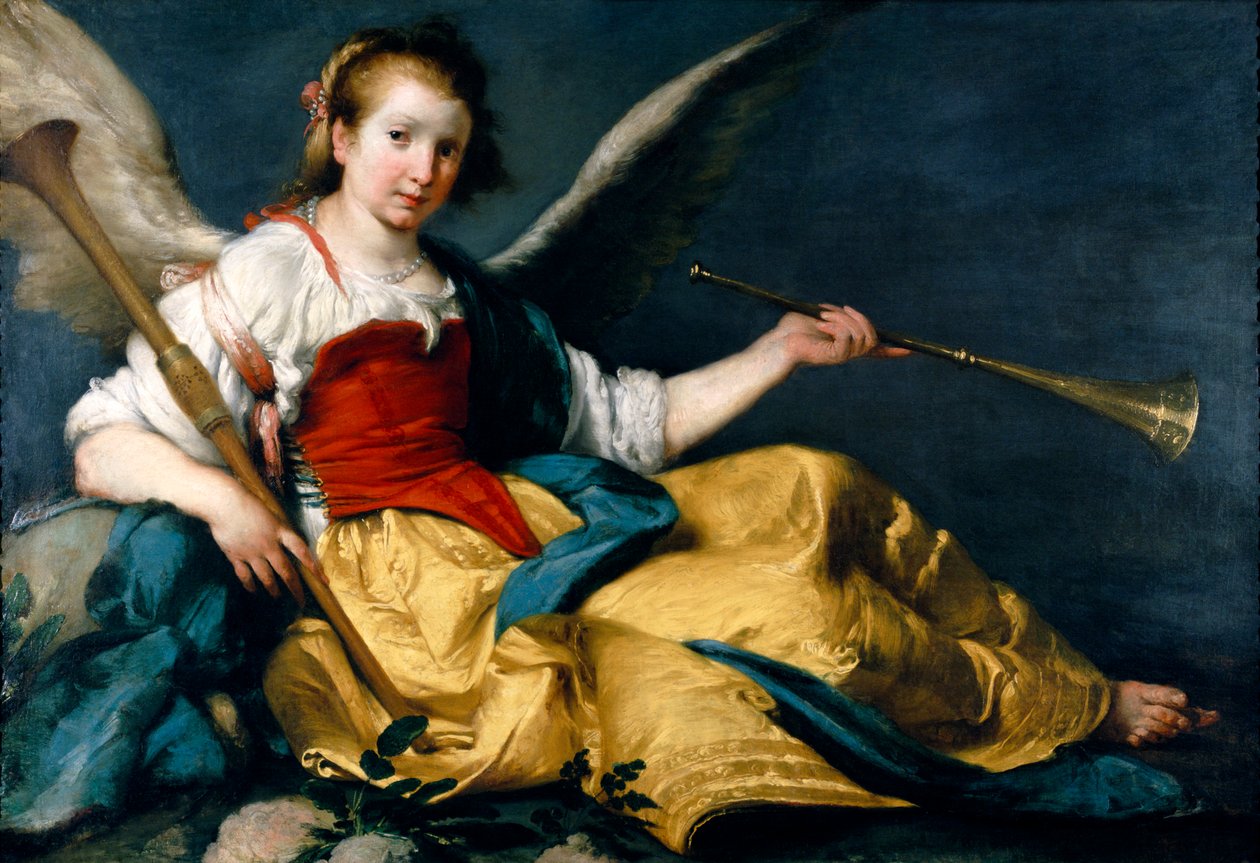 Uma Alegoria da Fama de Bernardo Strozzi