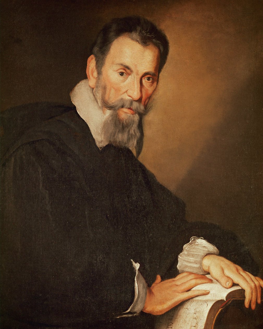 Claudio Monteverdi (óleo sobre tela) de Bernardo Strozzi