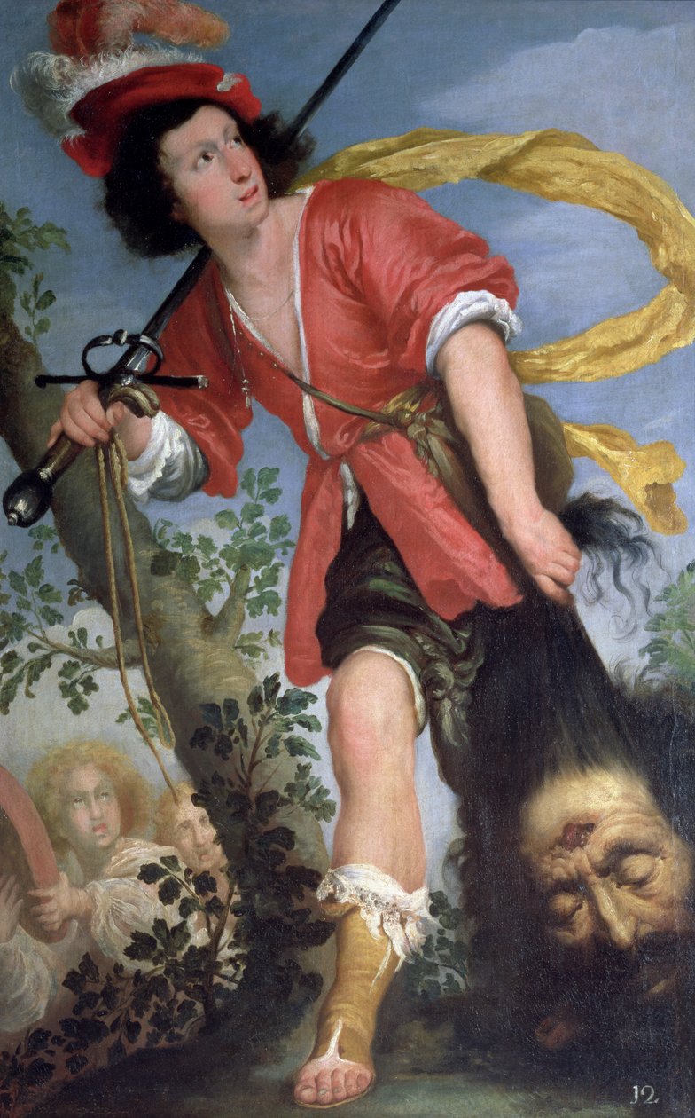 Davi com a cabeça de Golias de Bernardo Strozzi
