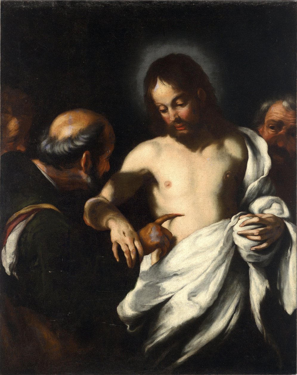 Incredulidade de São Tomé de Bernardo Strozzi