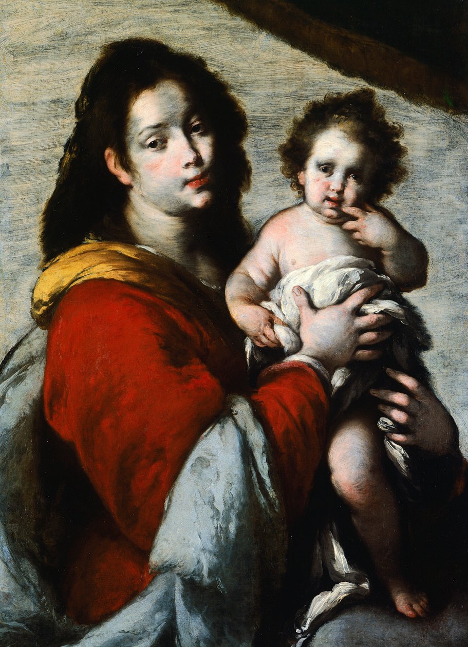 Madonna e Criança de Bernardo Strozzi