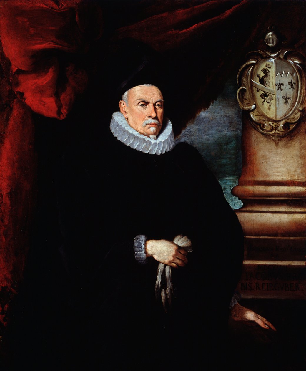 Retrato de Giacomo Raggi, Senador da República de Génova (óleo sobre tela de Bernardo Strozzi