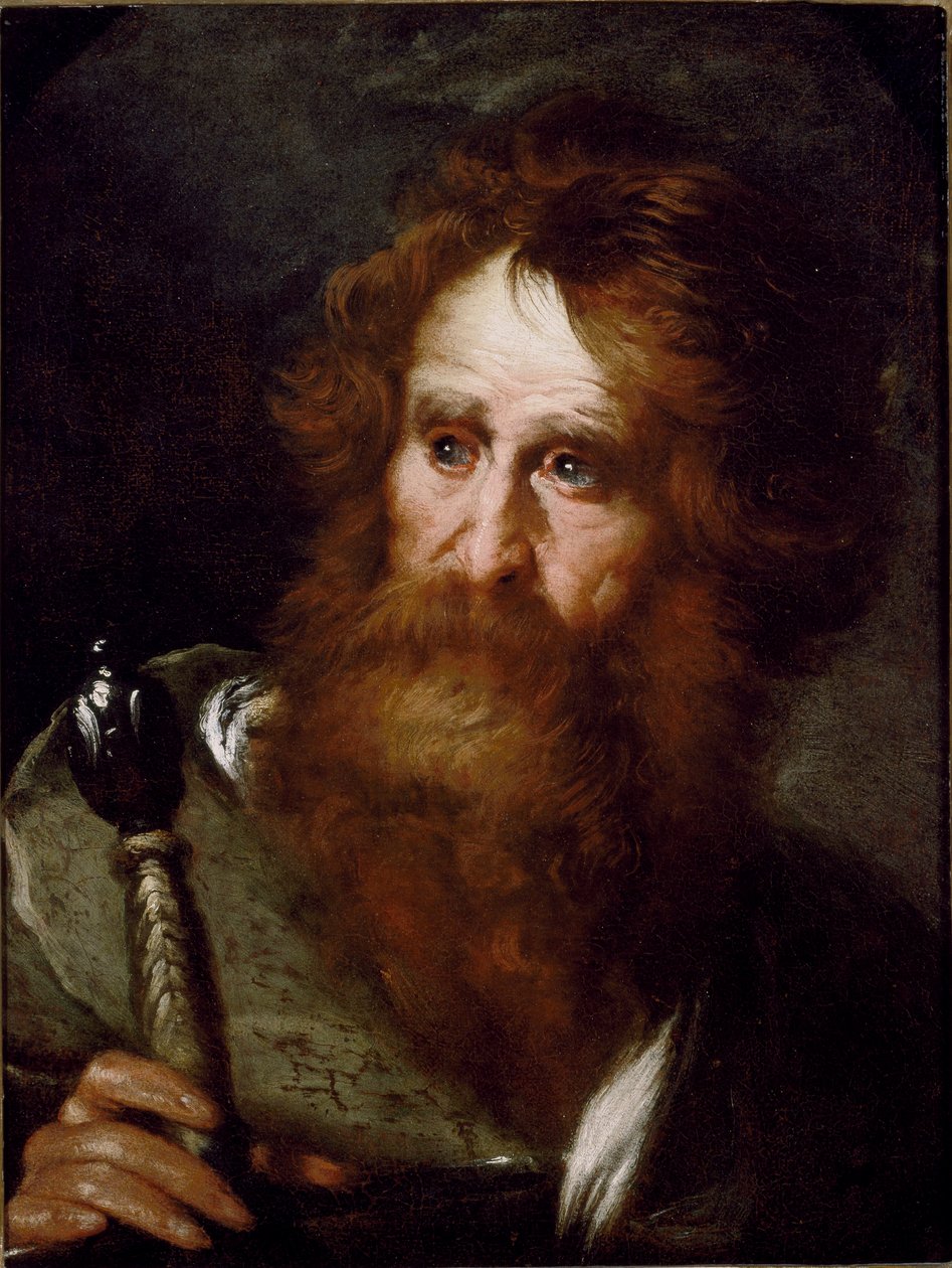 São Paulo Pintura de Bernardo Strozzi (1581-1644) Genes Galleria di Palazzo Rosso de Bernardo Strozzi