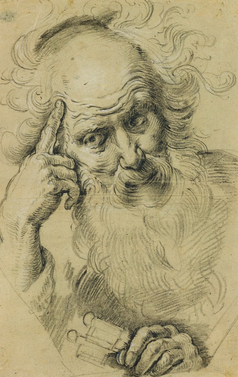 São Pedro meditando; São Pedro Meditando, de Bernardo Strozzi