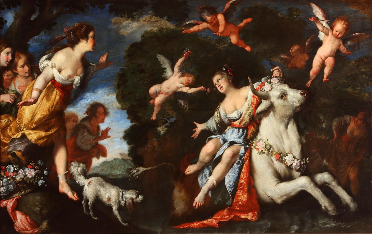 O rapto de Europa de Bernardo Strozzi