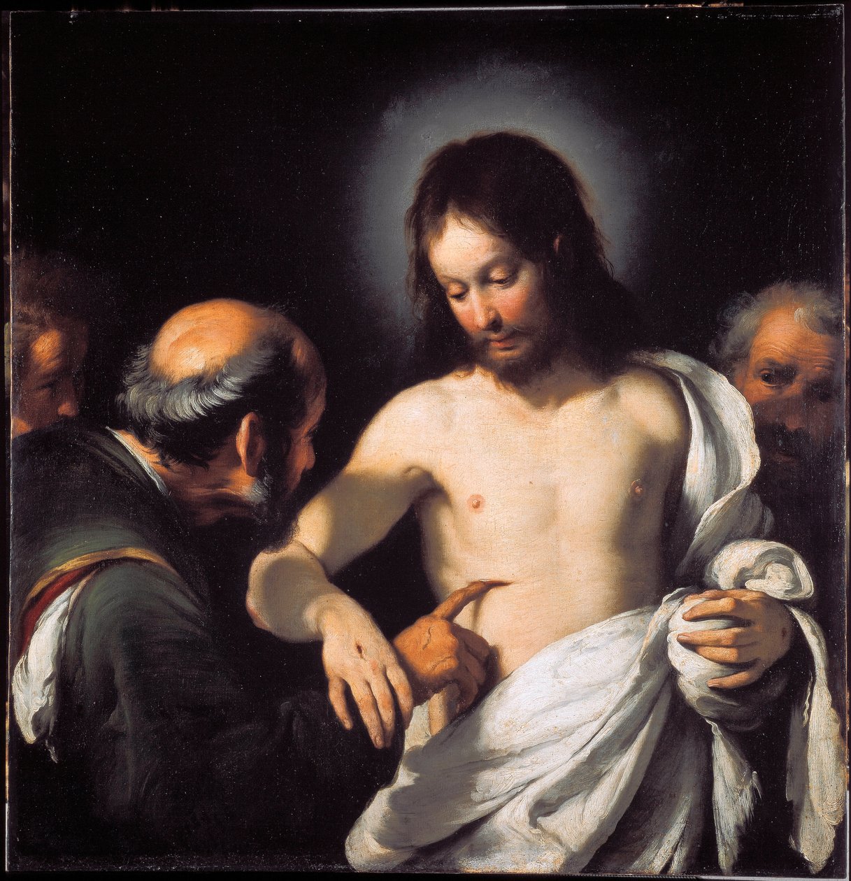 O Incredulto da Pintura de São Tomé de Bernardo Strozzi (1581-1644) Dim. 101 x 97,5 cm Genes, Musei di Strada Nuova (ex Palazzo Bianco) de Bernardo Strozzi