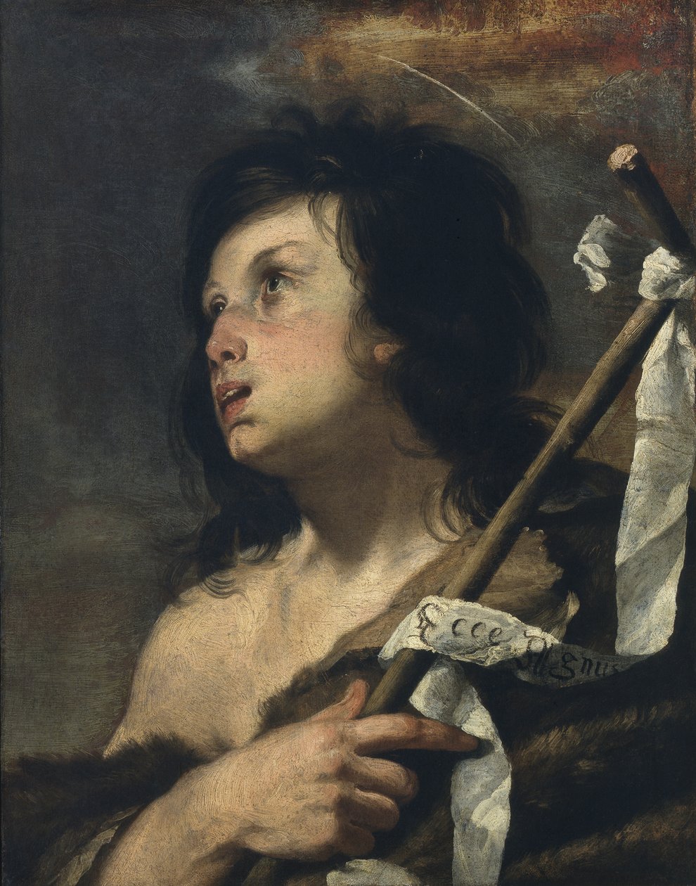 O jovem São João Batista de Bernardo Strozzi