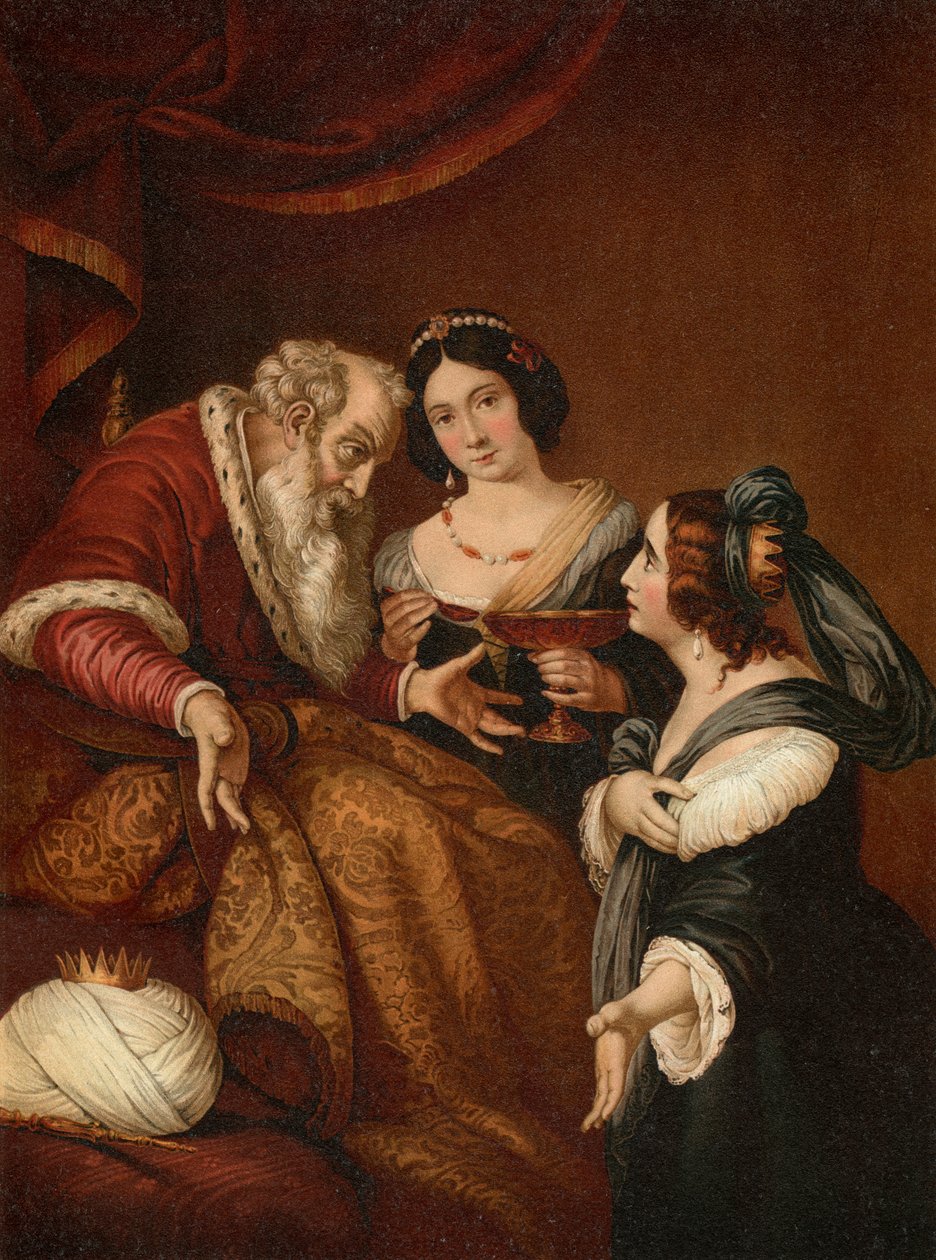 Esther implora a Assuero por misericórdia de Bernardo after Strozzi