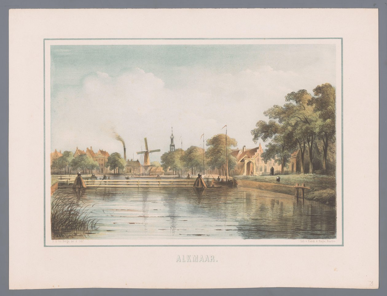 Paisagem urbana de Alkmaar
Alkmaar (título da série sobre o objecto) de Bernardus Gerardus ten Berge