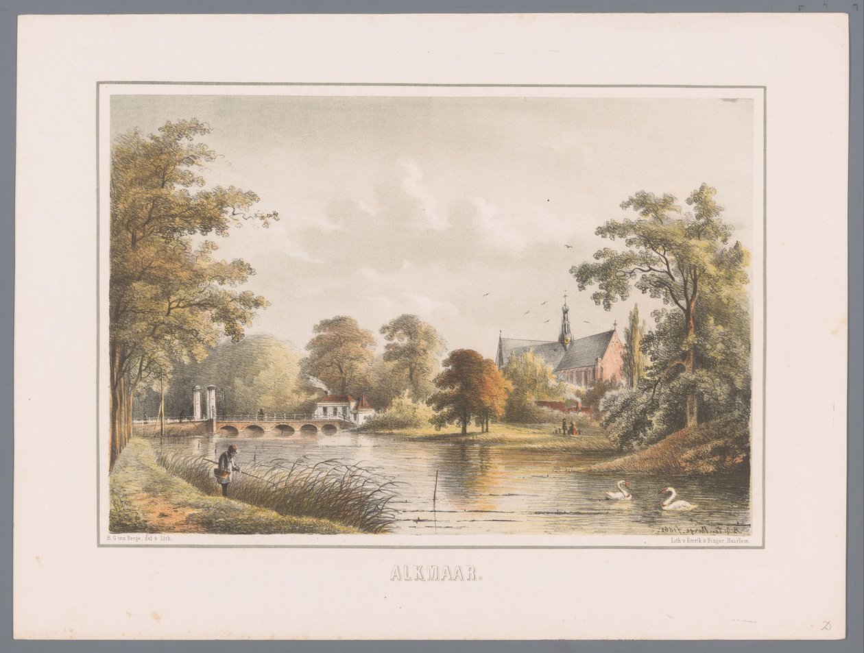 Paisagem urbana de Alkmaar
Alkmaar (título da série sobre o objecto) de Bernardus Gerardus ten Berge