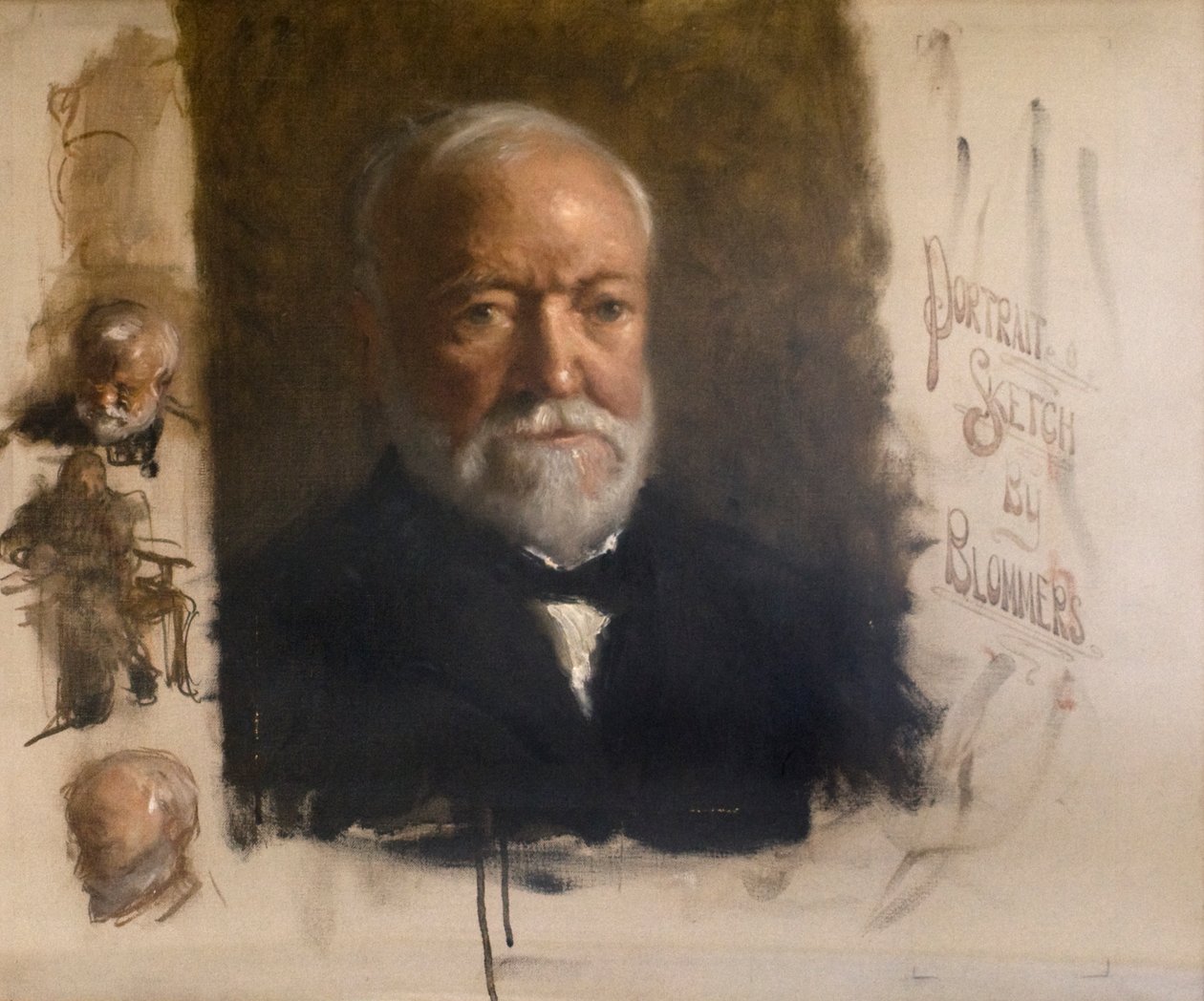 Andrew Carnegie (1835-1918), c.1912 (óleo sobre tela) de Bernardus Johannes Blommers or Bloomers