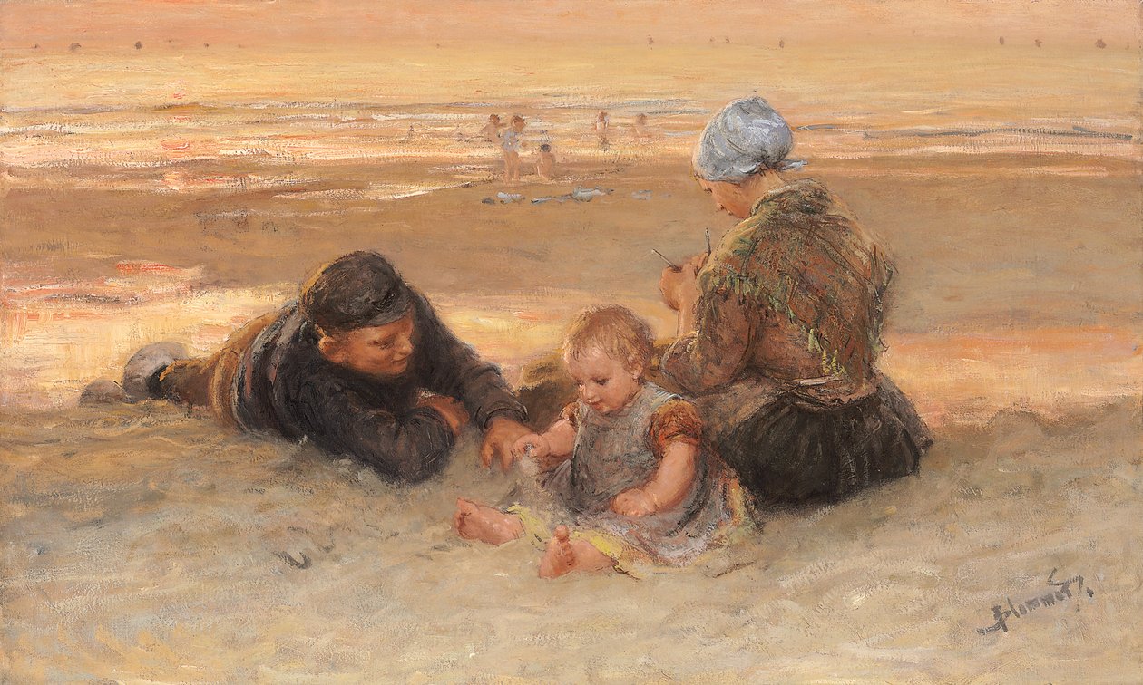 A Família Feliz de Bernardus Johannes Blommers or Bloomers