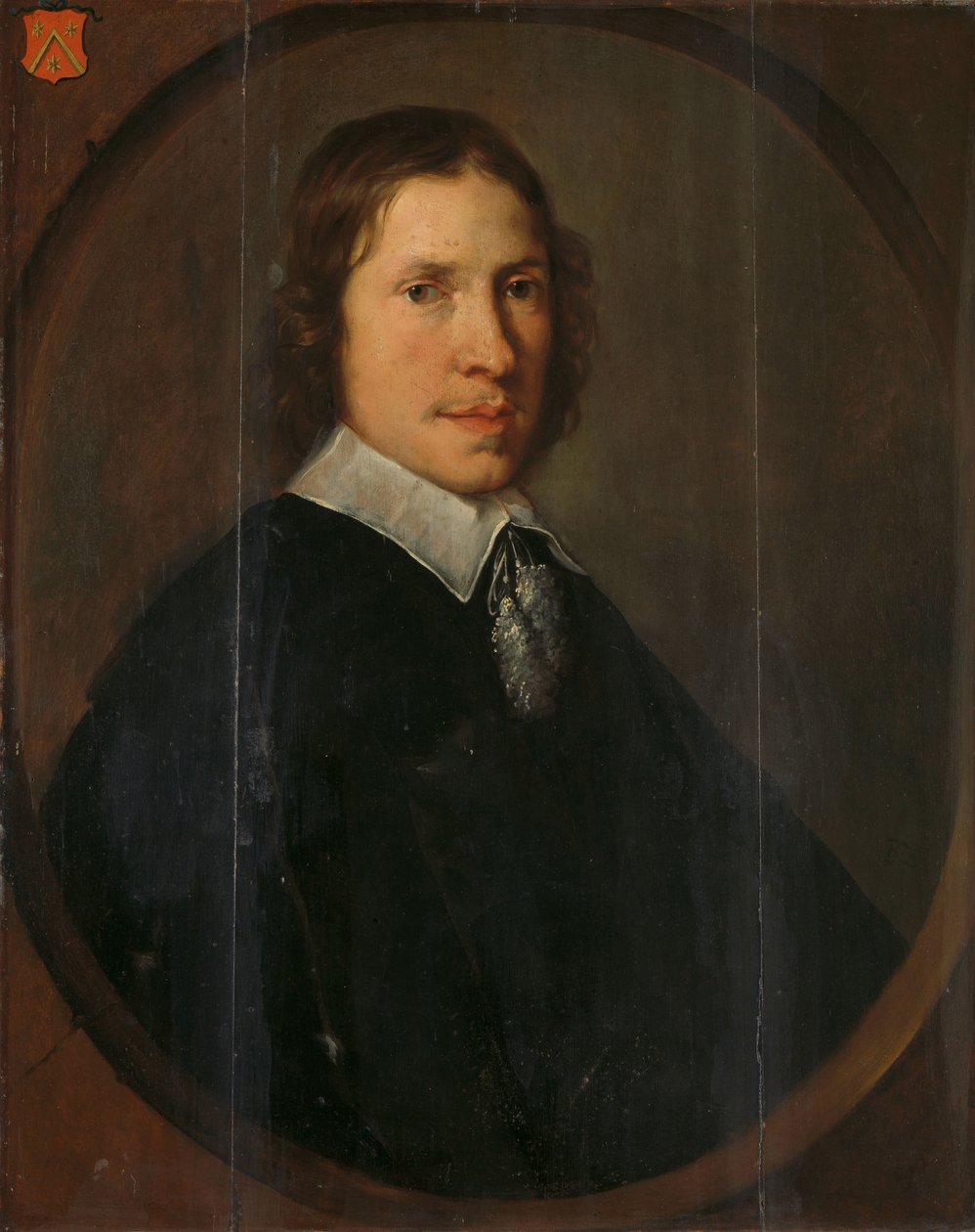 Retrato de François Leydecker, burgomestre de Tholen de Bernardus Swaerdecroon
