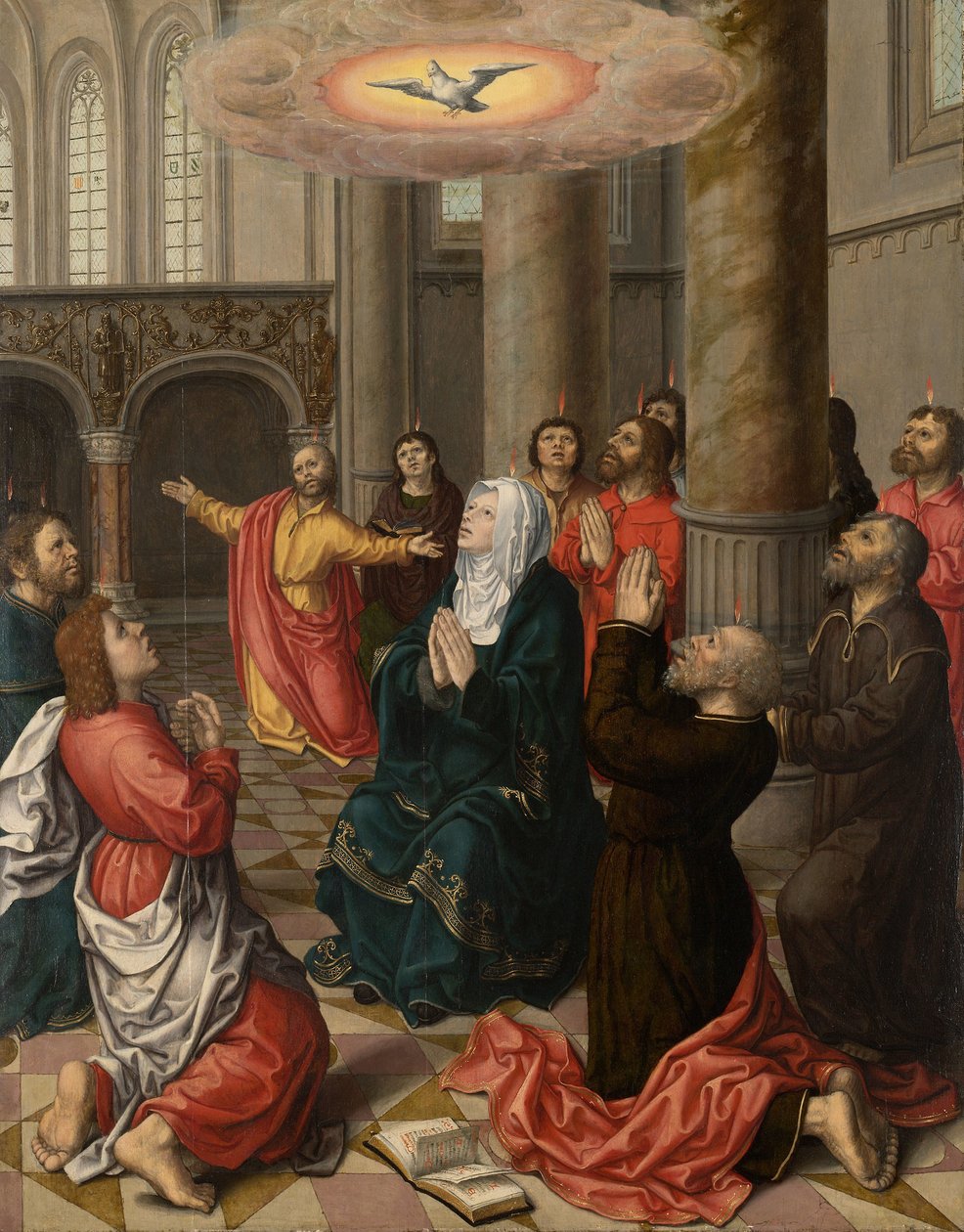 Pentecostes de Bernart van (follower of) Orley