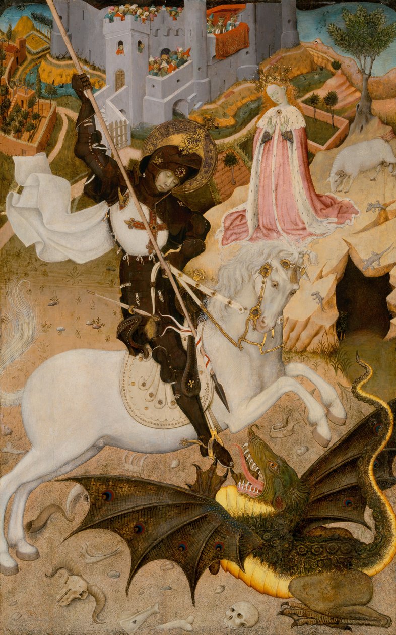 São Jorge e o Dragão de Bernat Martorell