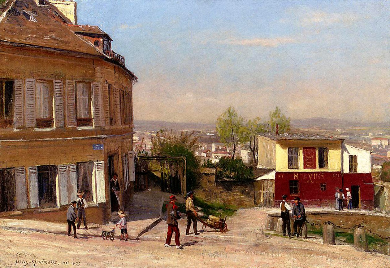 Montmartre, 1875 de Berndt Lindholm
