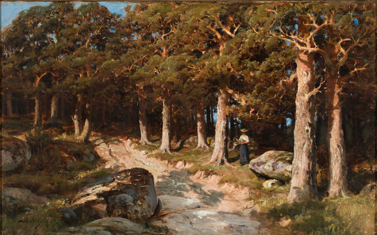 Mulher no bosque de Berndt Lindholm