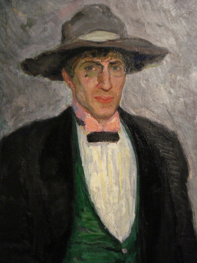 Retrato de Nikolai Astrup de Bernhard Folkestad