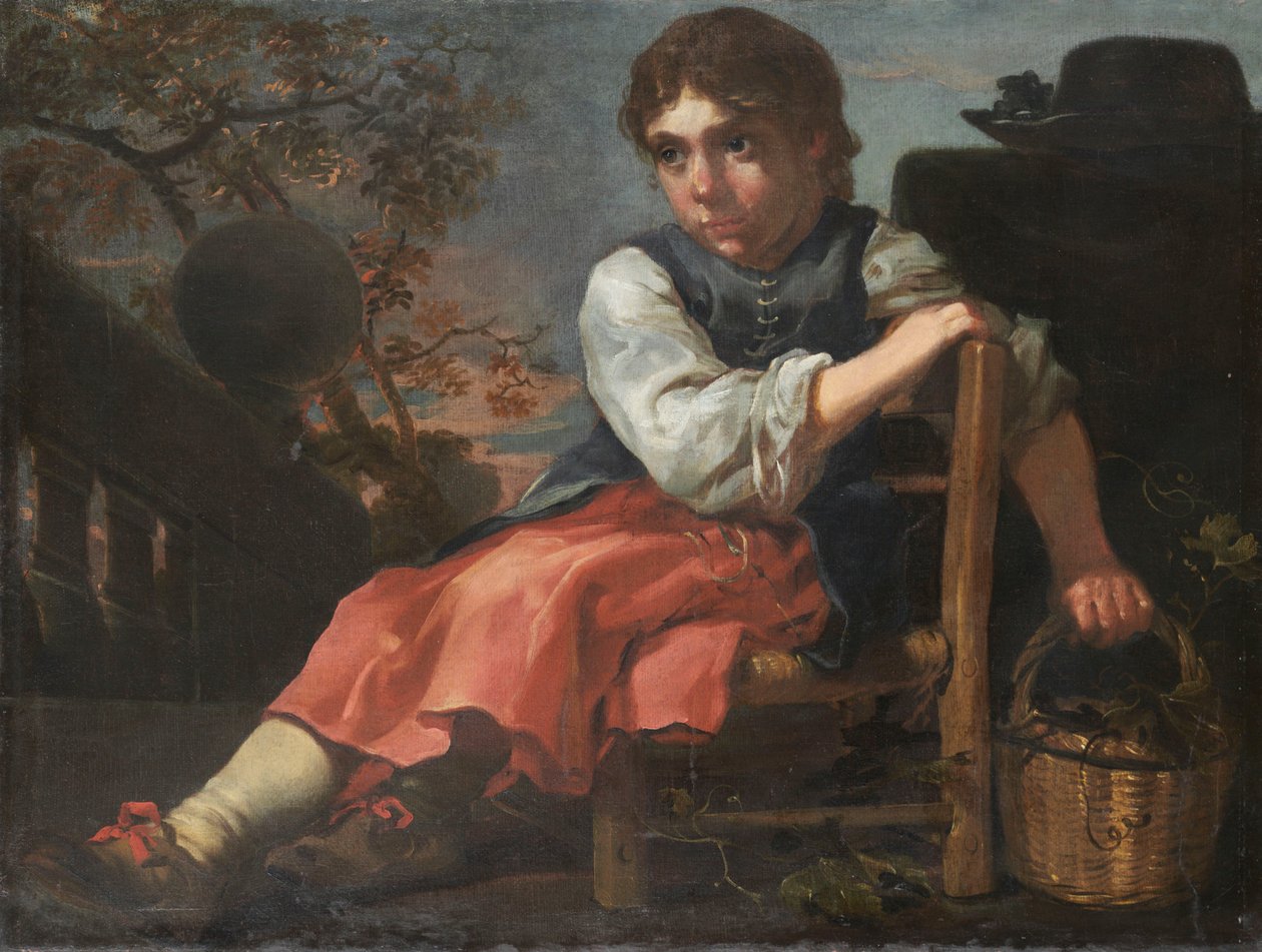 Menina sentada de Bernhard Keil