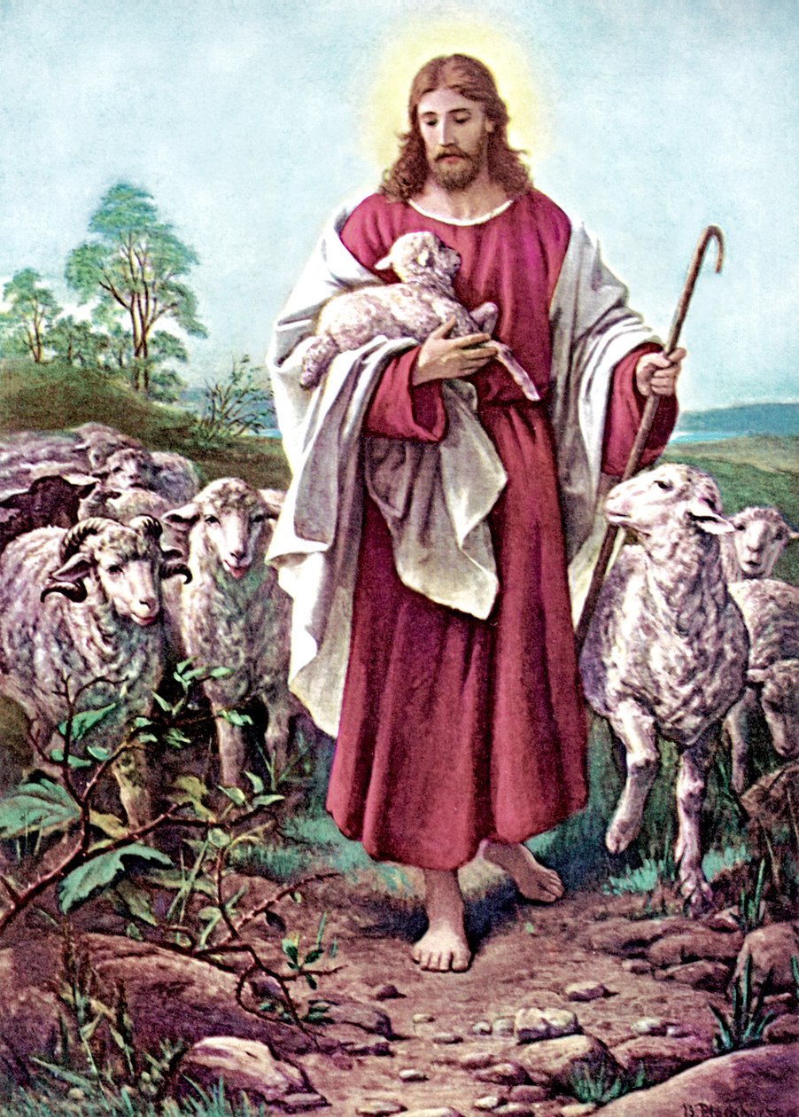 Bom pastor de Bernhard Plockhorst
