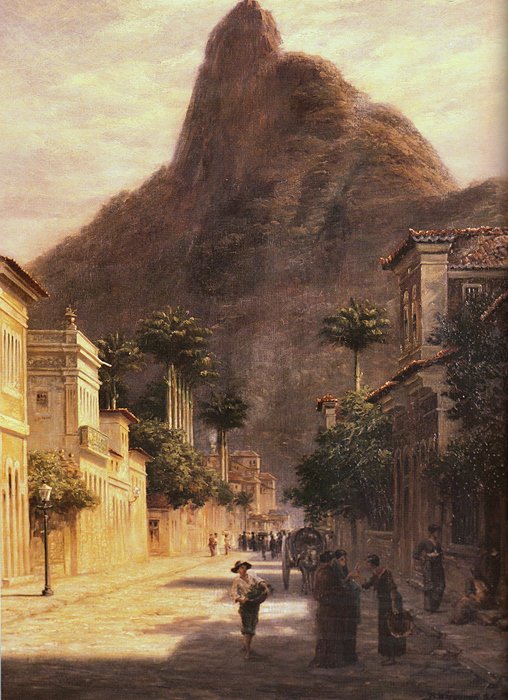  Rua Sao Clemente, Rio de JaneironEnglish: The Sugar Loaf from Rua Sao Clemente, Rio de Janeiron de Bernhard Wiegandt