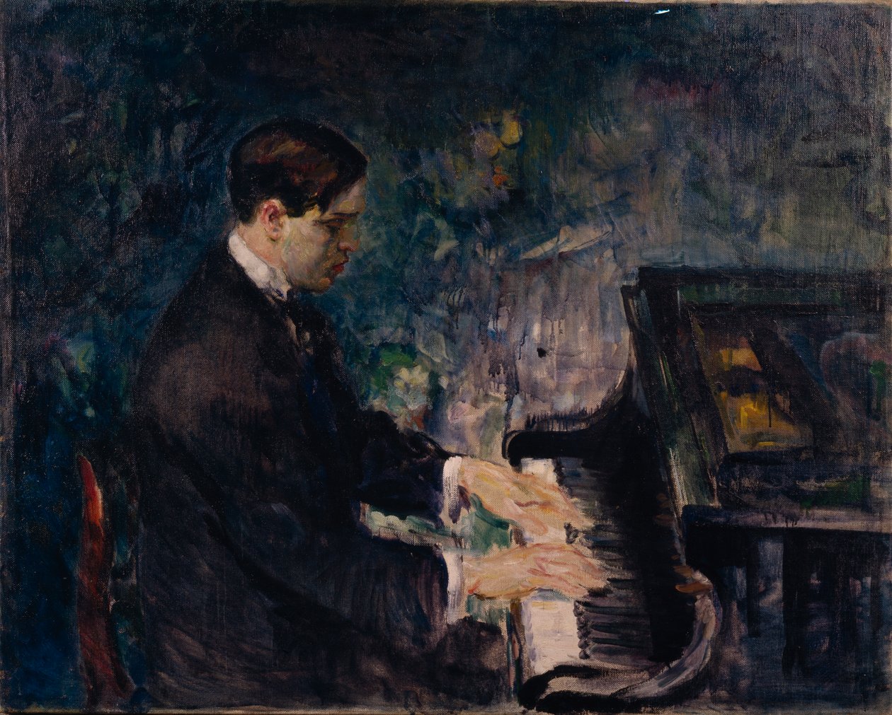 Nils Larsen jogando de Bernhard Dorotheus Folkestad