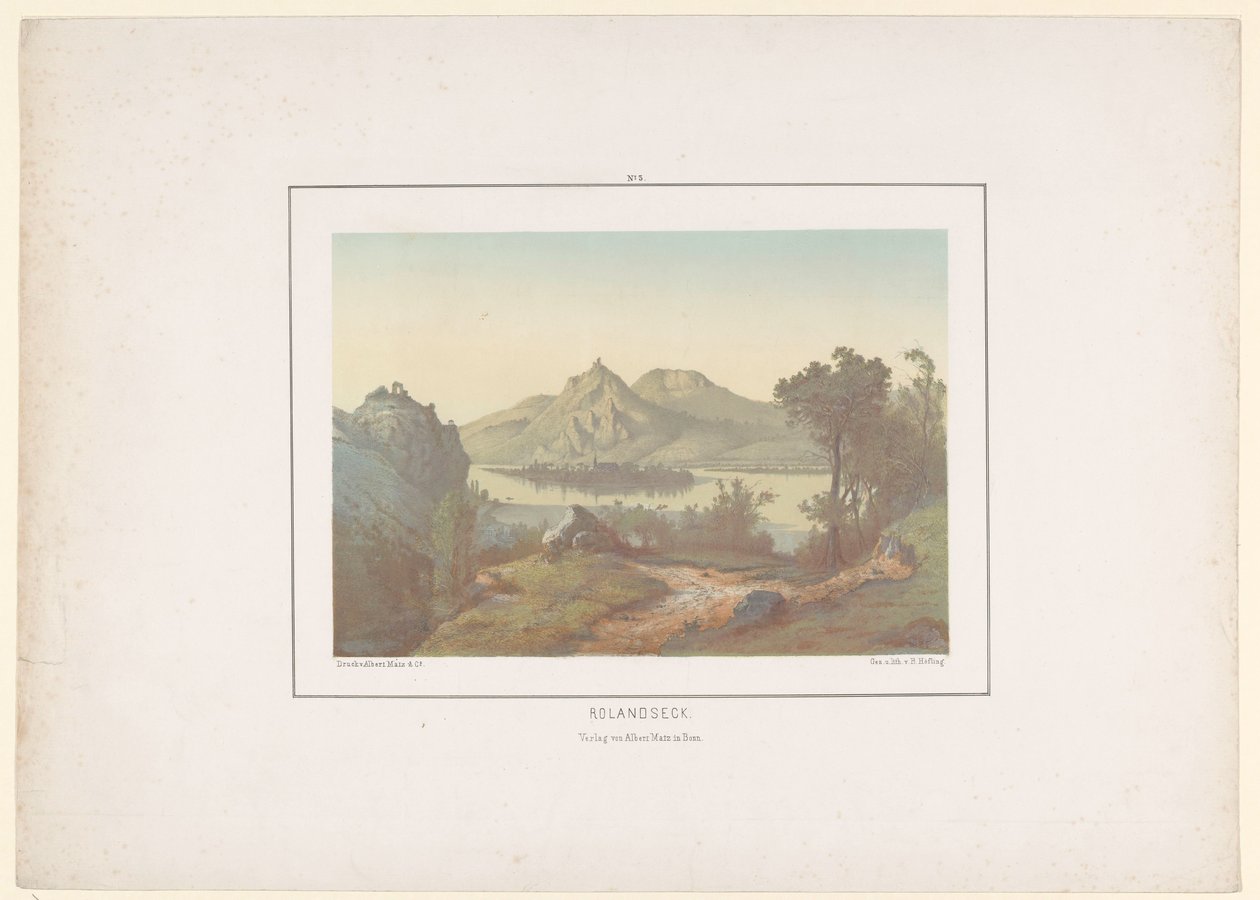 Vista de Rolandseck Rolandseck (título no objeto) de Bernhard Höfling
