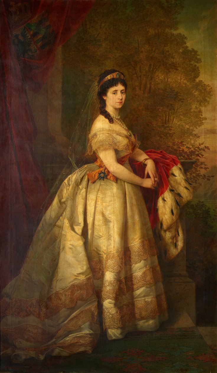 Alemão: Retrato da Imperatriz Augusta de Bernhard Plockhorst