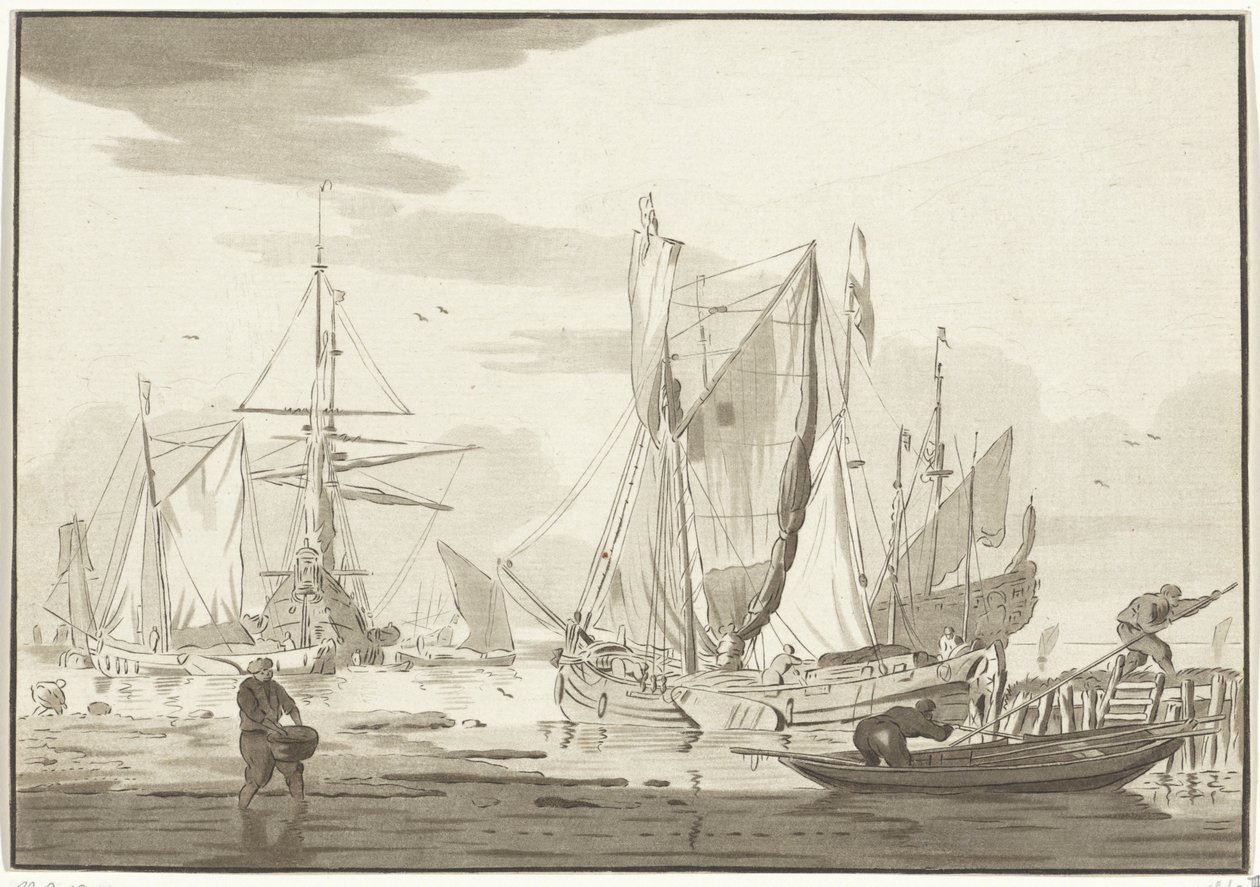 Descarregamento de navios atracados de Bernhard Schreuder