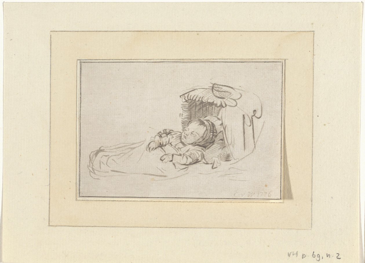 Criança a dormir de Bernhard Schreuder