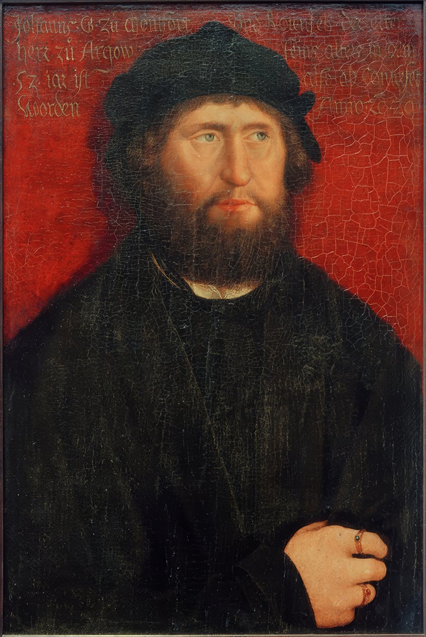 Retrato de Johann I Conde de Montfort-Rothenfels de Bernhard Strigel