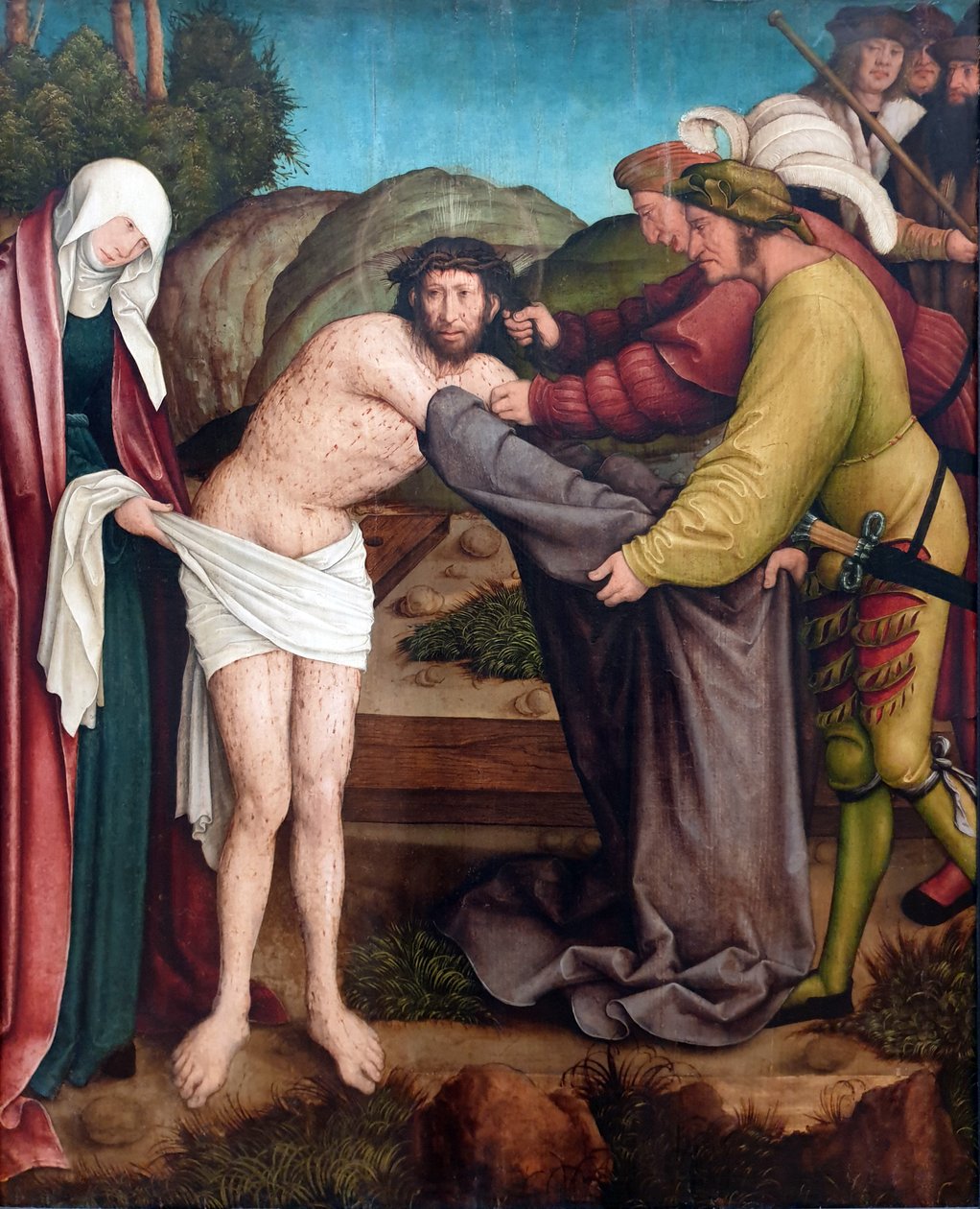 Alemão: Die Entkleidung Christi O disfarce de Cristo de Bernhard Strigel