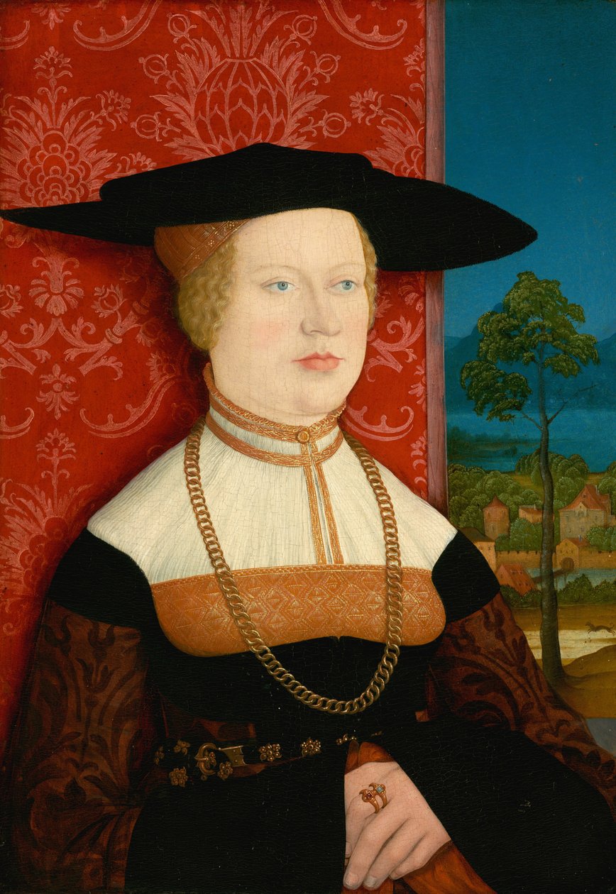 Margarethe Vöhlin, 1527. de Bernhard Strigel