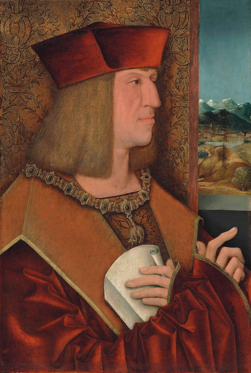 Retrato de Maximiliano I de Bernhard Strigel