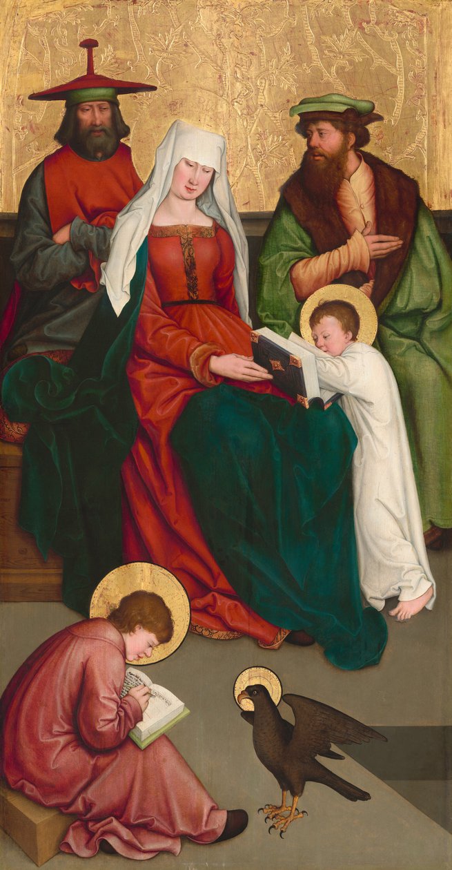 Santa Maria Salomé e sua família de Bernhard Strigel