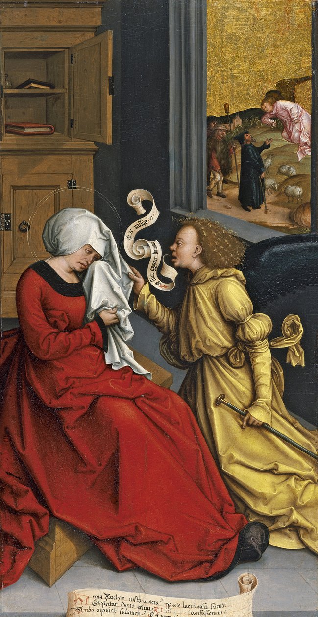 A Anunciação a Santa Ana, ca. 1505-1510 de Bernhard Strigel