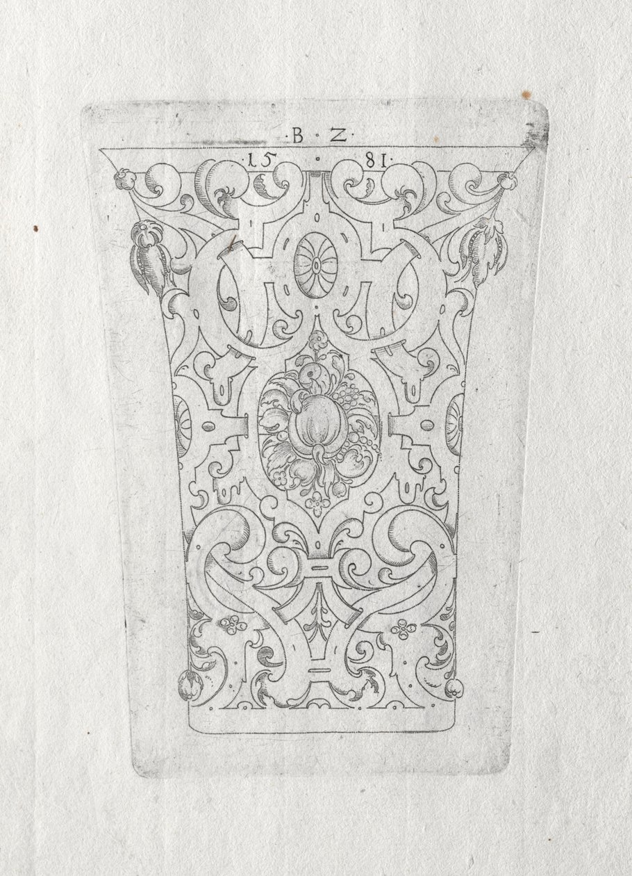 Copo Ornamental, 1581. de Bernhard Zan