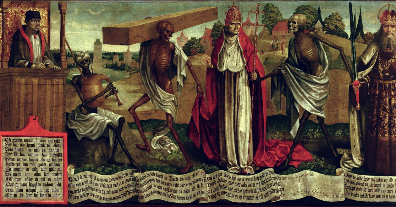 Dança da Morte, c.1499 (detalhe) de Bernt Notke