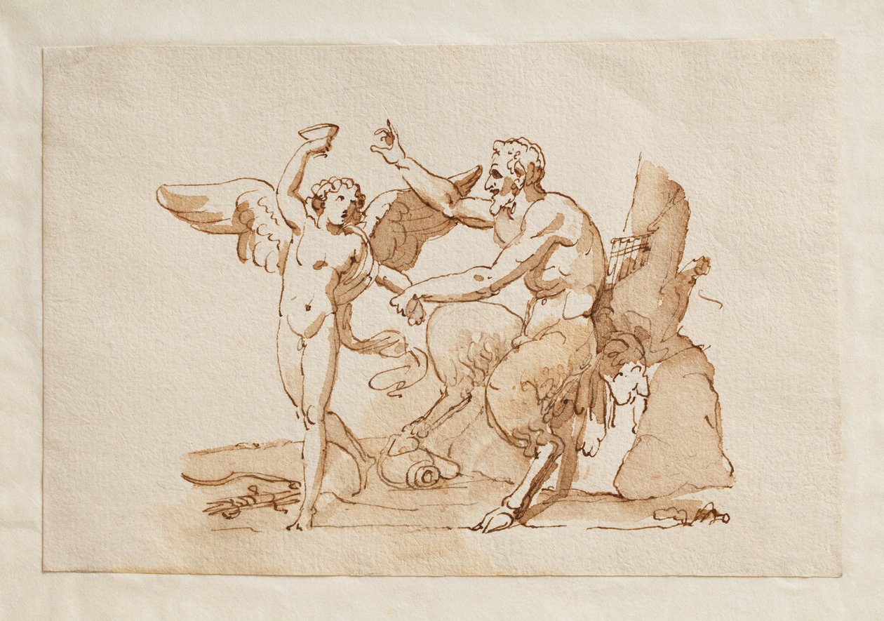 Panela e Cupido de Bertel Thorvaldsen