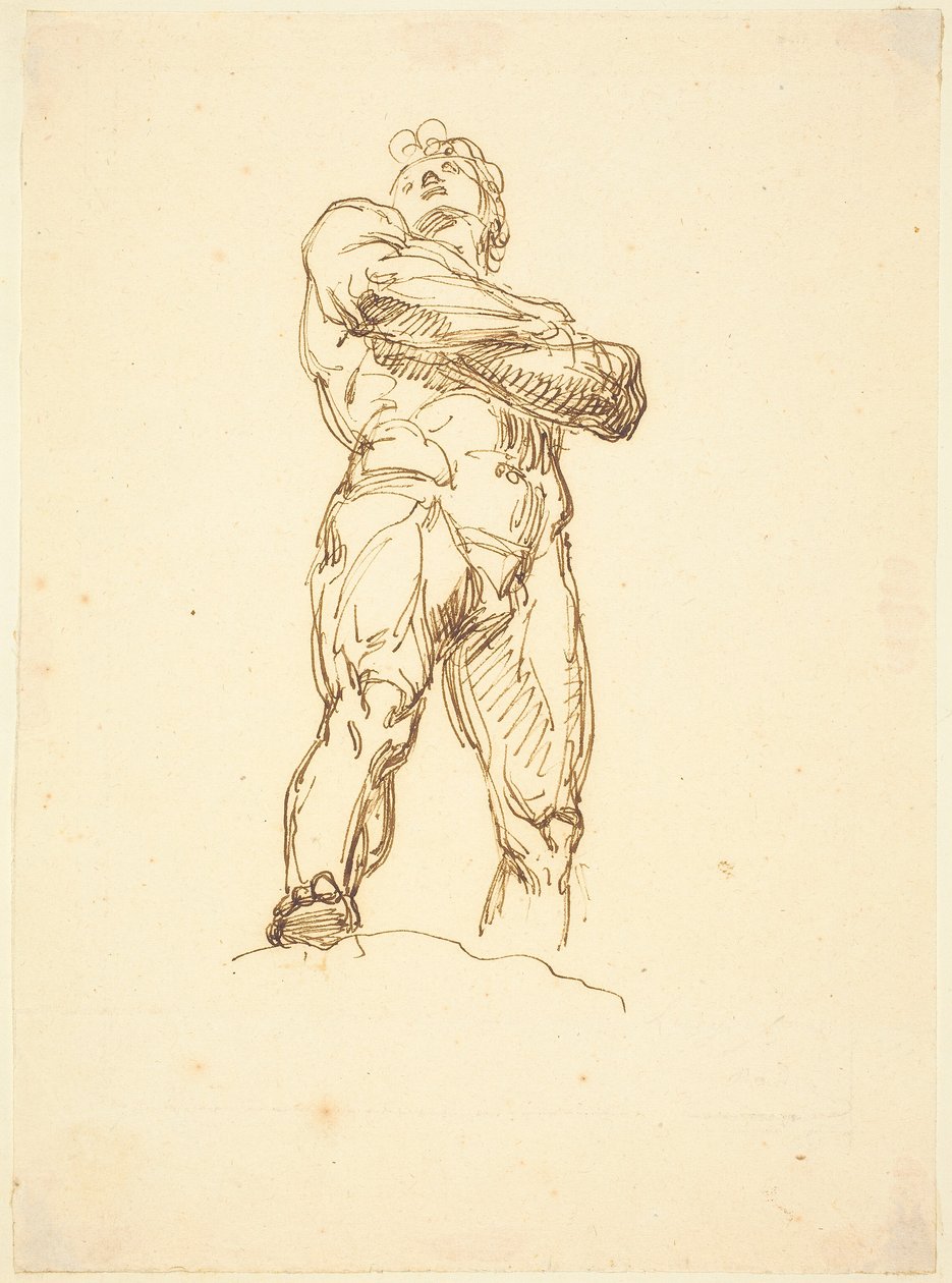 Um nu masculino heroico de Bertel Thorvaldsen