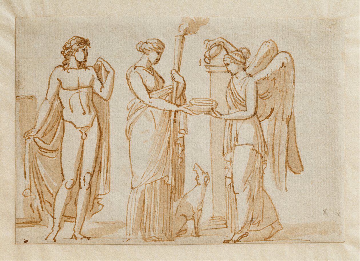 Baco, Diana e Vitória () de Bertel Thorvaldsen