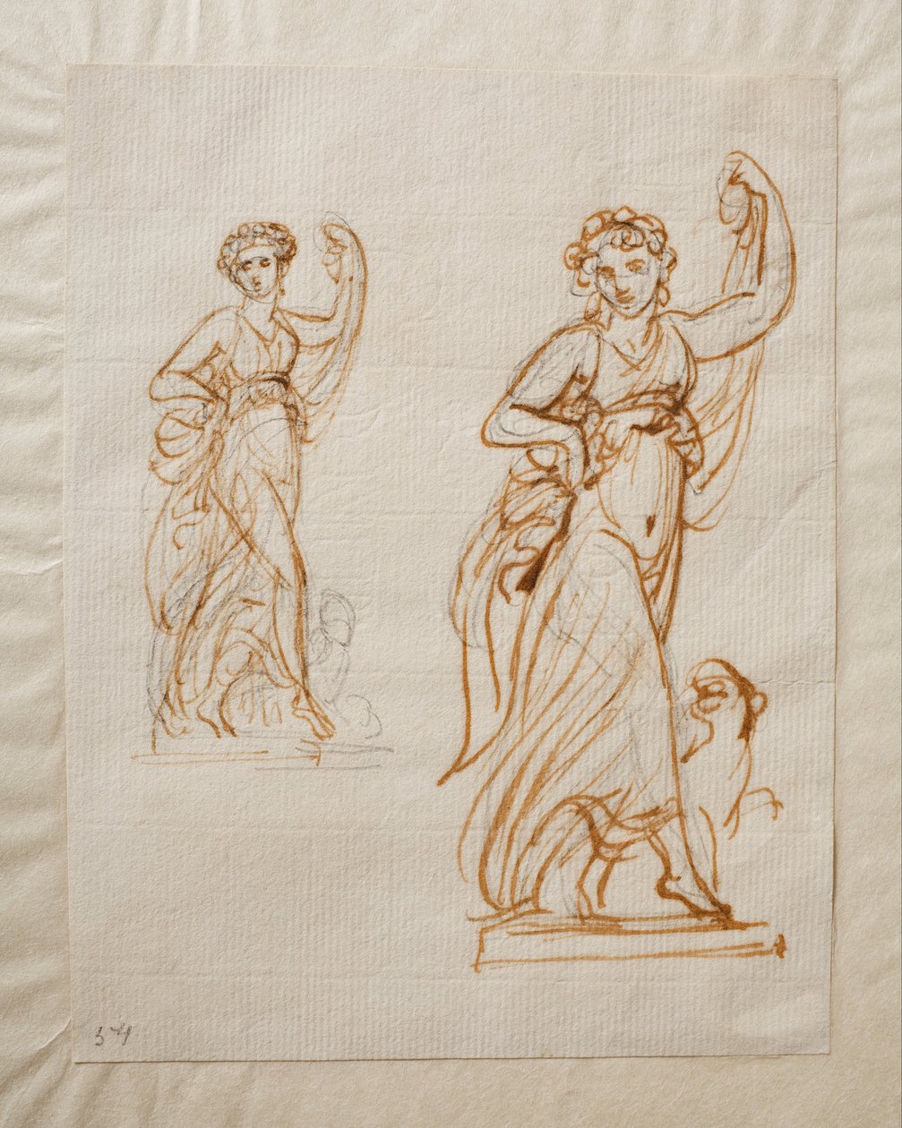 Rapariga dançante (Ariadne) com uma pantera de Bertel Thorvaldsen