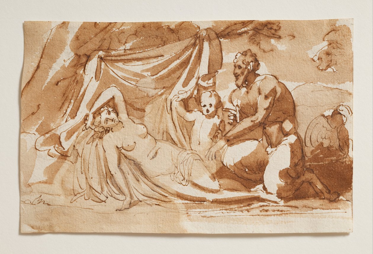 Júpiter como Sátiro e Antíope de Bertel Thorvaldsen