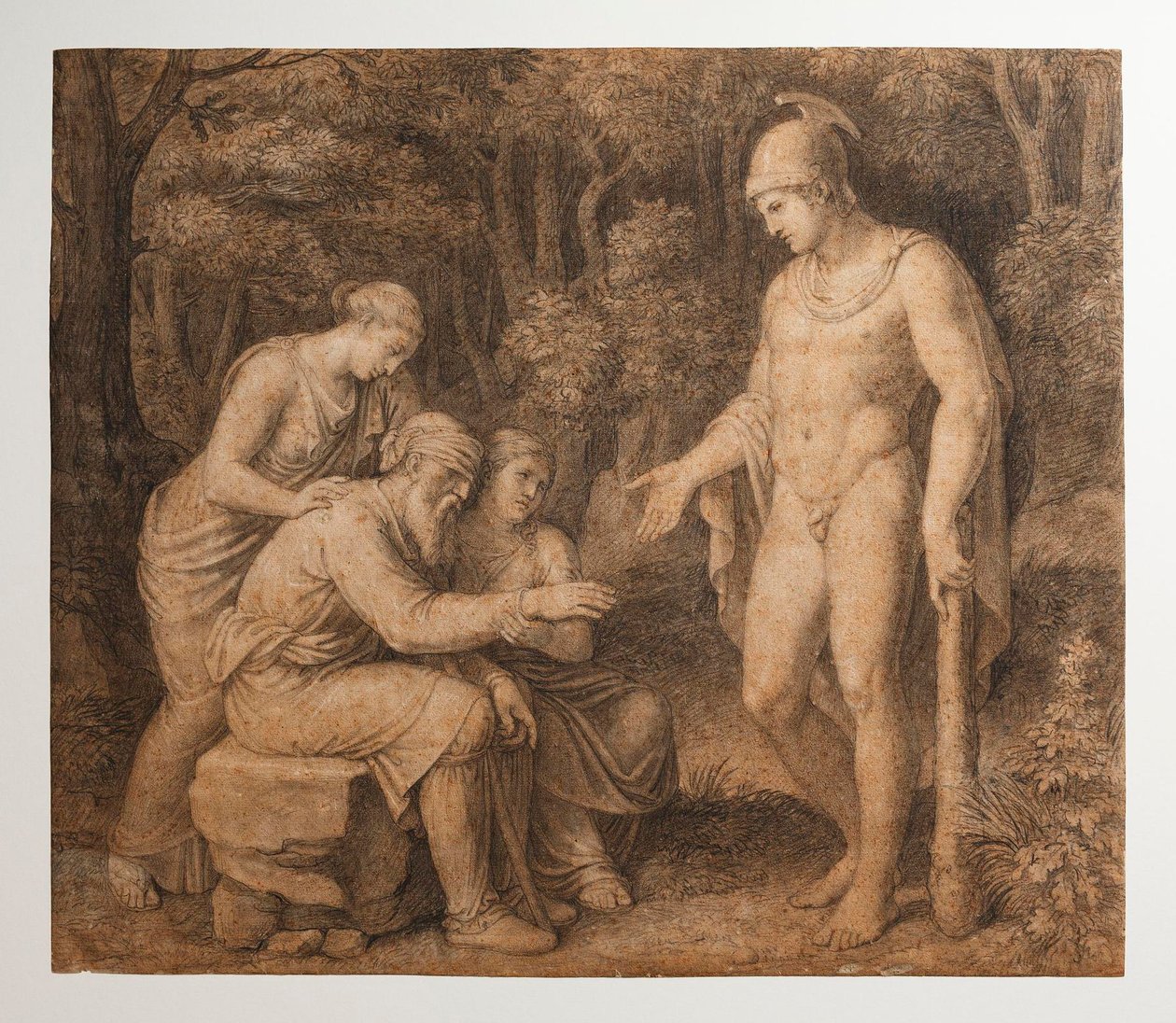 Édipo em Colono de Bertel Thorvaldsen