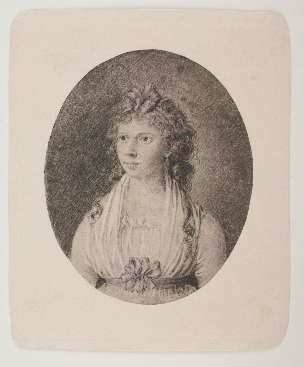 Retrato de Maren Schou West, nascida Grønlund de Bertel Thorvaldsen
