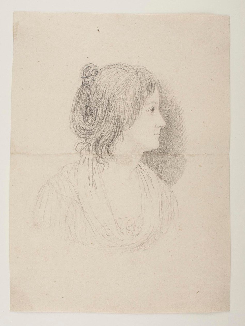 Retrato de uma mulher (Marie Puggaard?) de Bertel Thorvaldsen