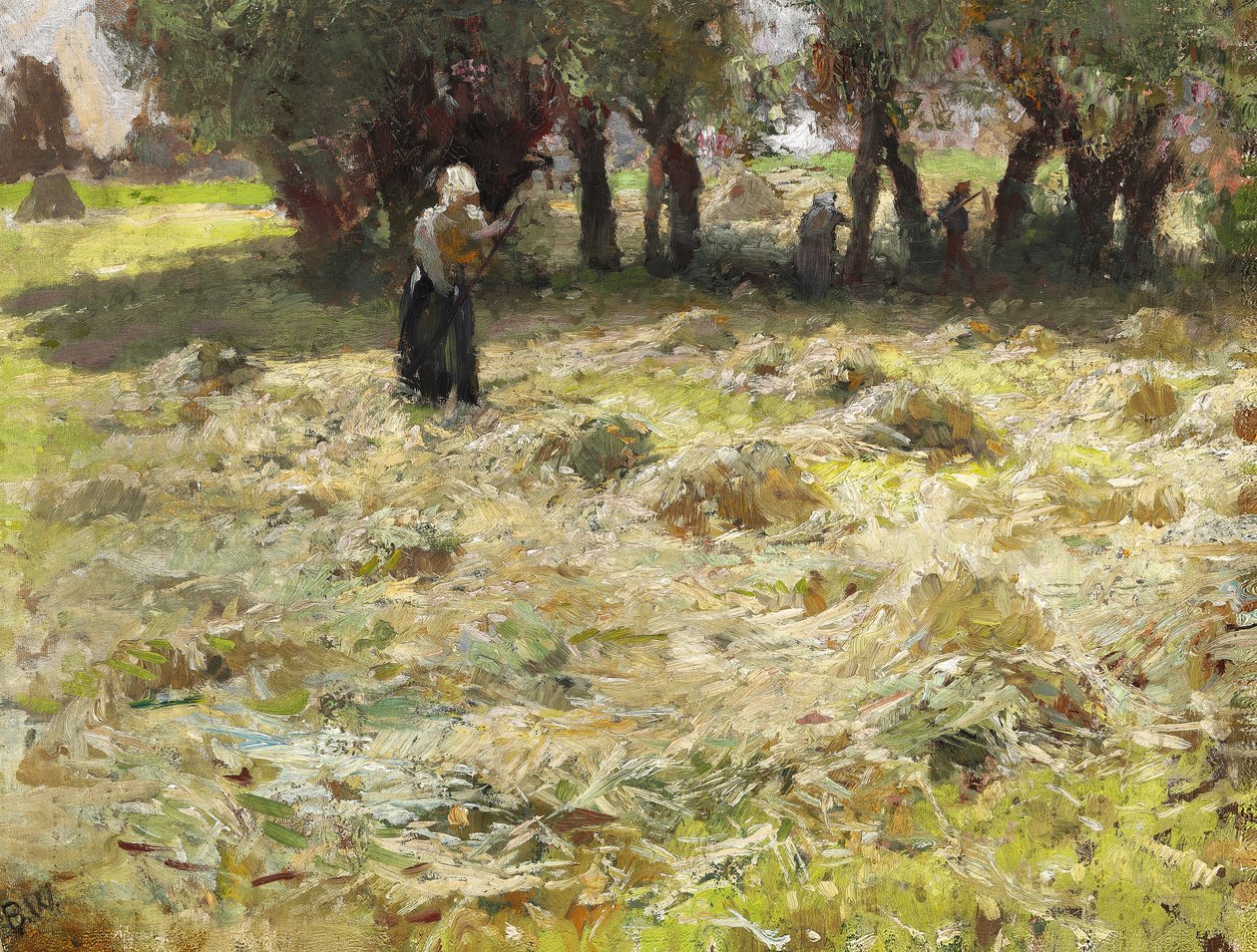 O feno está virado de Bertha Wegmann