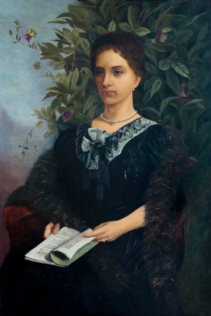  Dama com revistanEnglish: Lady with a magazinen de Berthe Worms