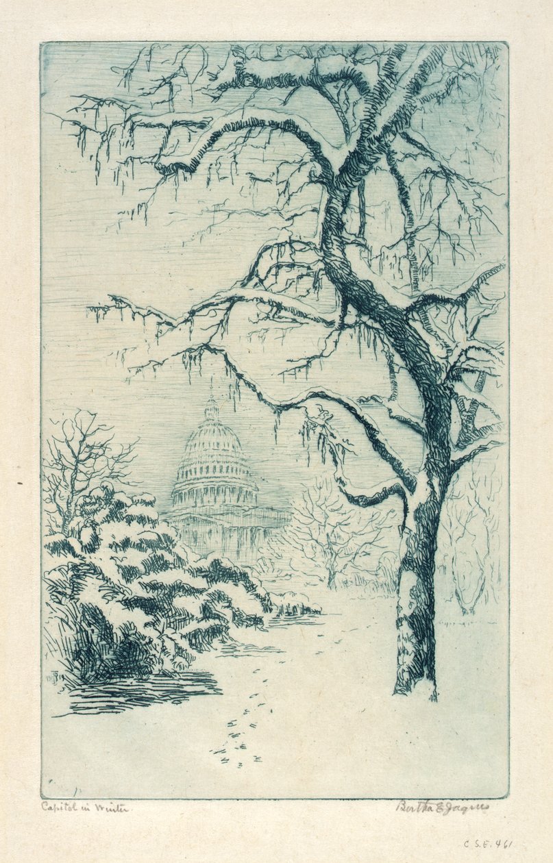 Capitólio no inverno de Bertha E. Jaques