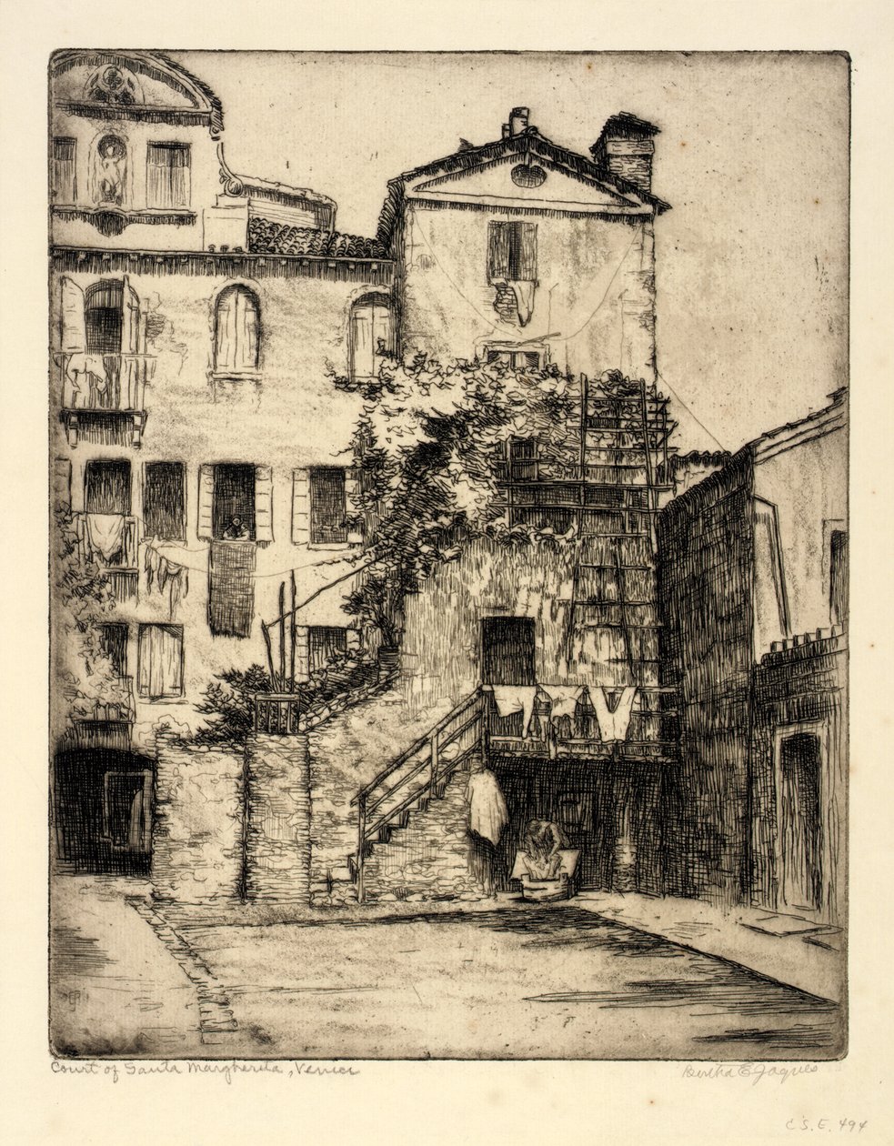 Tribunal de Santa Margherita, Veneza de Bertha E. Jaques